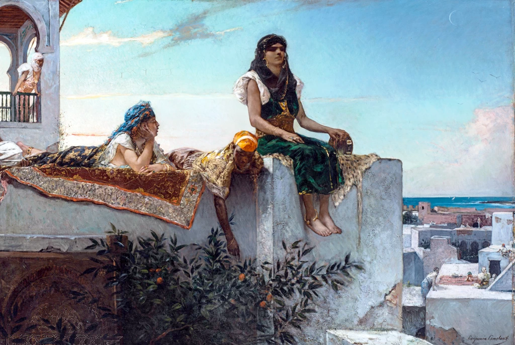 Jean - Joseph Benjamin, Constant, 185, Sulla terrazza in Marocco, Musee Des Beaux, Arts, Montreal